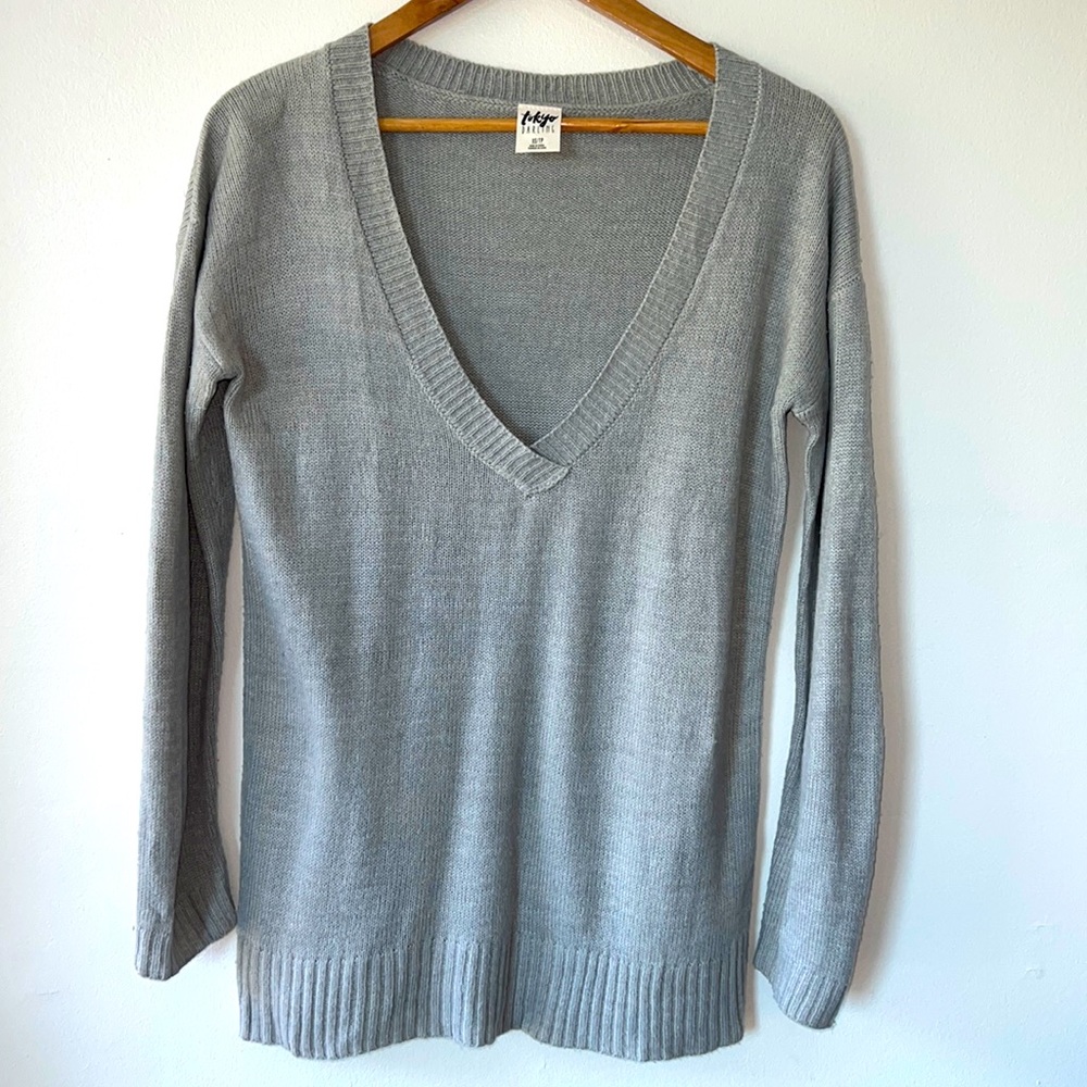 Tokyo Darling Oversized V Neck